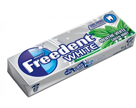 Chewing gum Freedent White menthe verte10 dragées