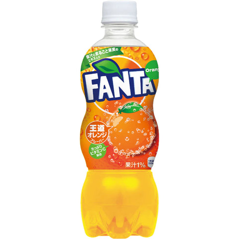 Fanta Bottle Japan orange 500ml