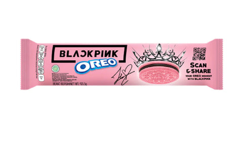 Oreo Cookies Blackpink Pink Colored & Chocolate Cream 123.5g