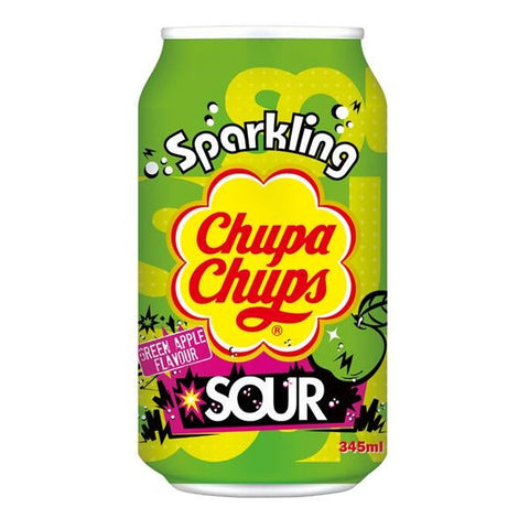 Chupa Chups Sour Sparkling Green Apple 345 ml