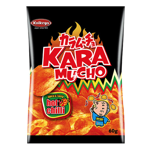 Karamucho Patato Chips Hot Chili Flat Cut 60 gr