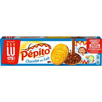 Pépito Biscuits Lu Chocolat au lait 192g