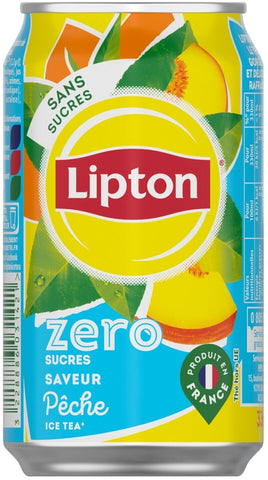 Lipton zero peche 33cl