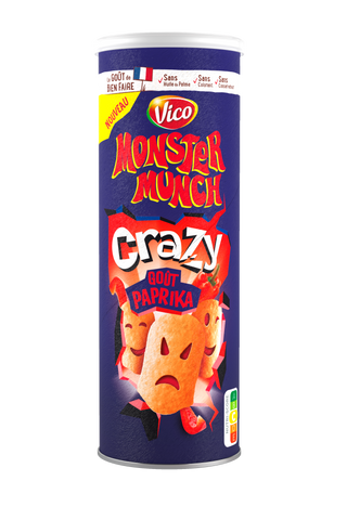 Tuiles Monster Munch Crazy paprika - 150g